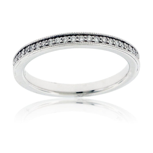 Diamond Milgrain Style Anniversary Band - Park City Jewelers