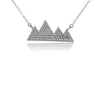 Diamond Mountain Silhouette Necklace - Park City Jewelers