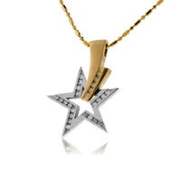 Diamond Shooting Star Pendant - Park City Jewelers