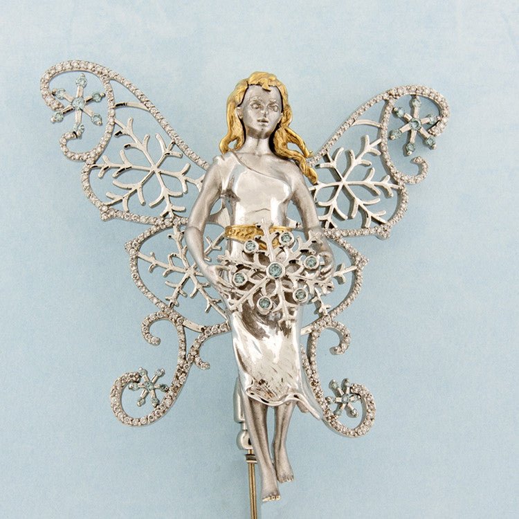 Diamond Snow Fairy Pin or Necklace - Park City Jewelers