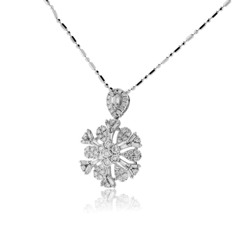 Diamond Snowflake Necklace - Park City Jewelers