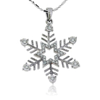 Diamond Snowflake Pendant - Park City Jewelers