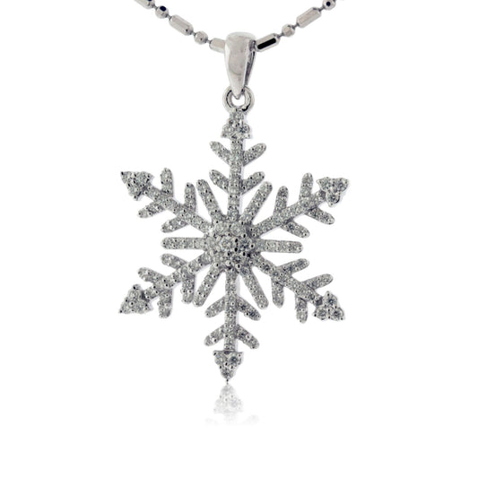 Diamond Snowflake Pendant - Park City Jewelers