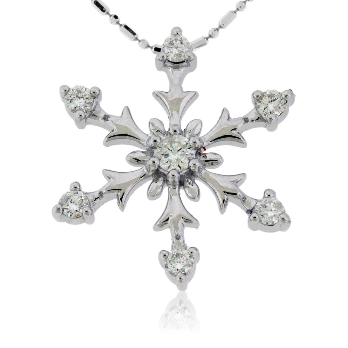 Diamond Snowflake Pendant - Park City Jewelers