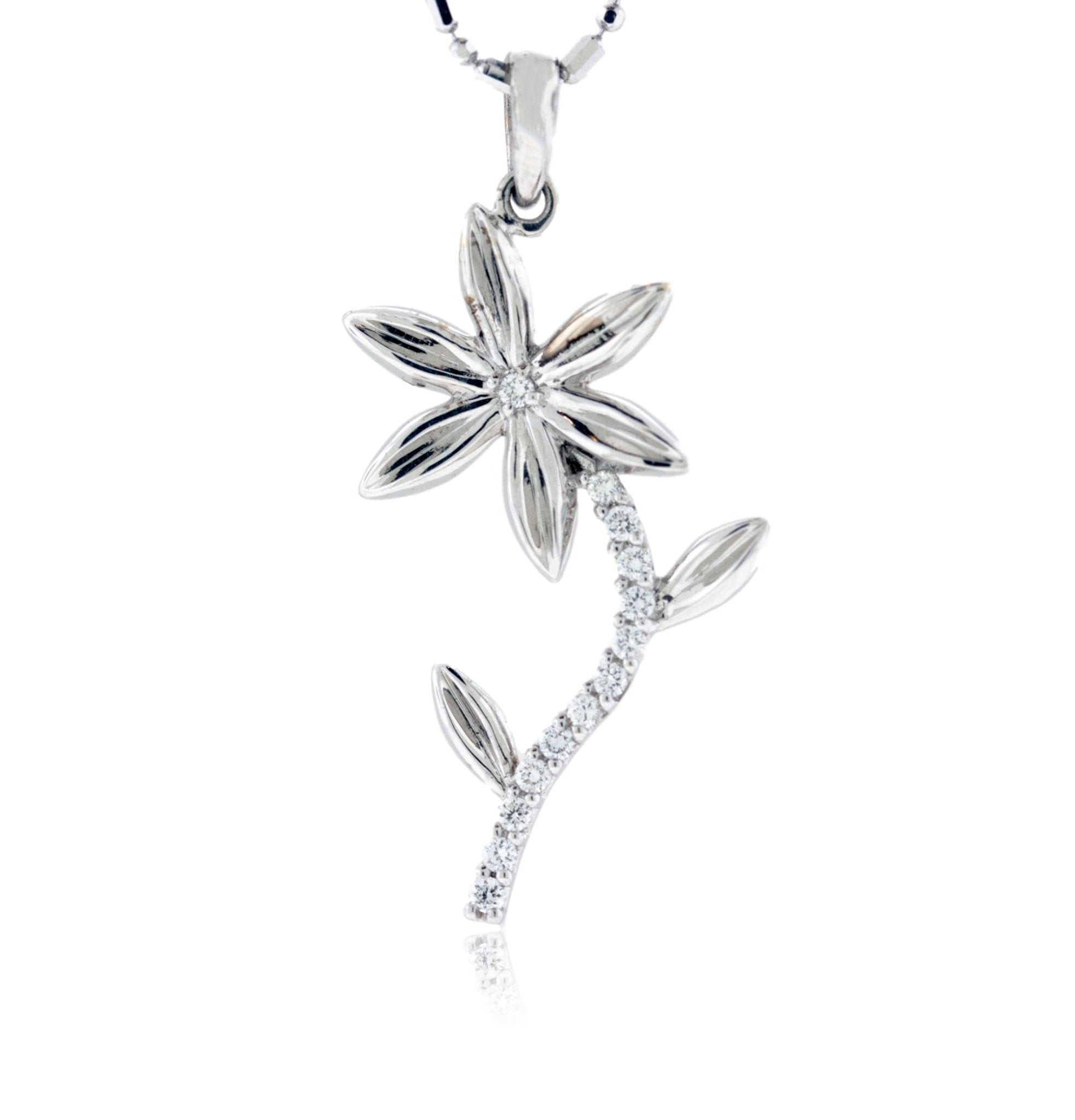 Sterling Silver Lily Necklace 2024 | favors.com