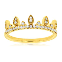 Diamond Tiara - Crown Style Ring - Park City Jewelers