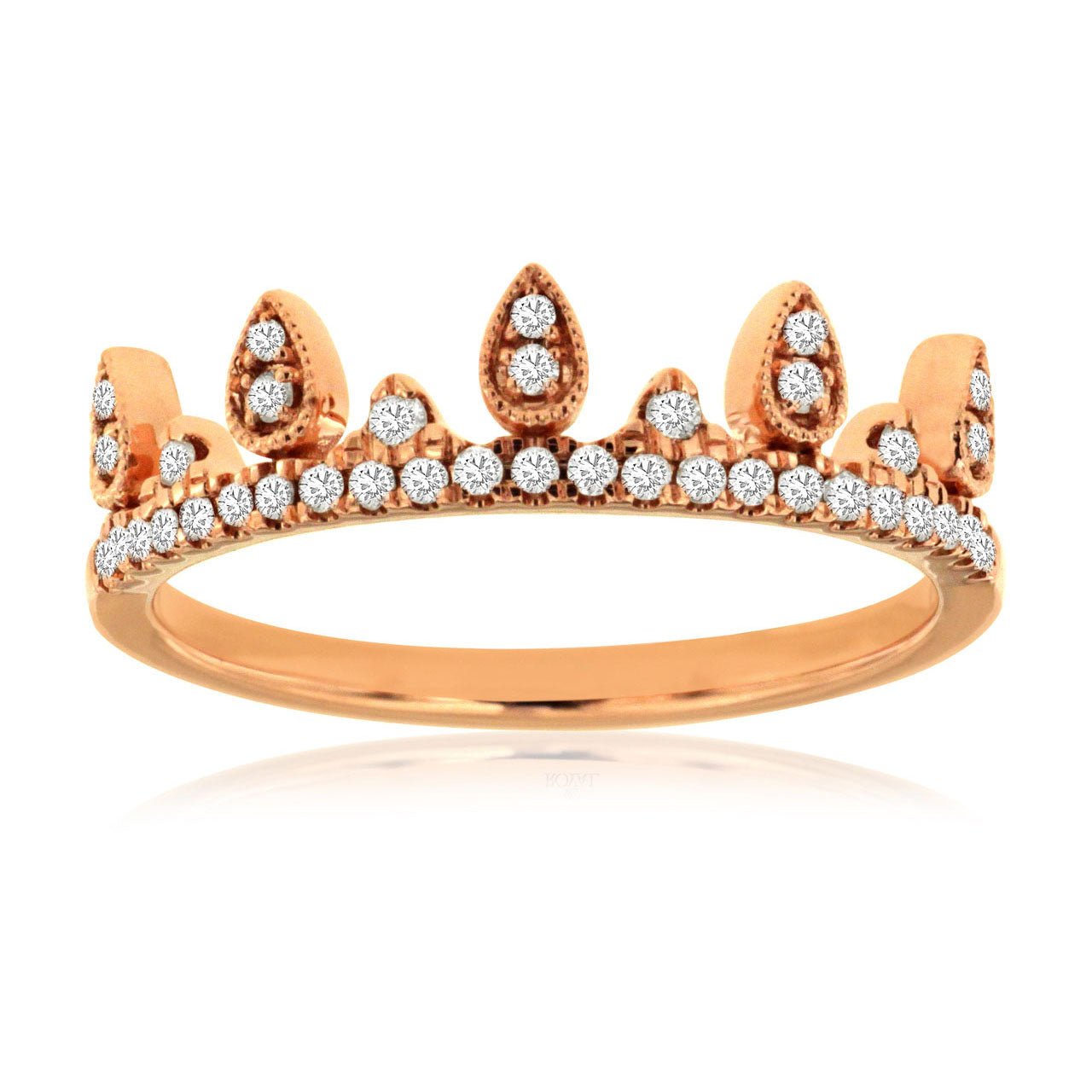Diamond Tiara - Crown Style Ring - Park City Jewelers