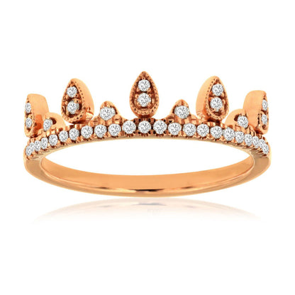 Diamond Tiara - Crown Style Ring - Park City Jewelers