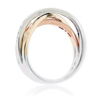 Diamond White, Yellow & Rose Gold Multiple Bypass Ring - Park City Jewelers