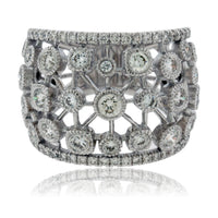 Diamond Wide Bubble Right Hand Ring - Park City Jewelers