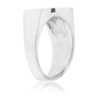 Dinosaur Bone and Meteorite Inlay Style Ring - Park City Jewelers