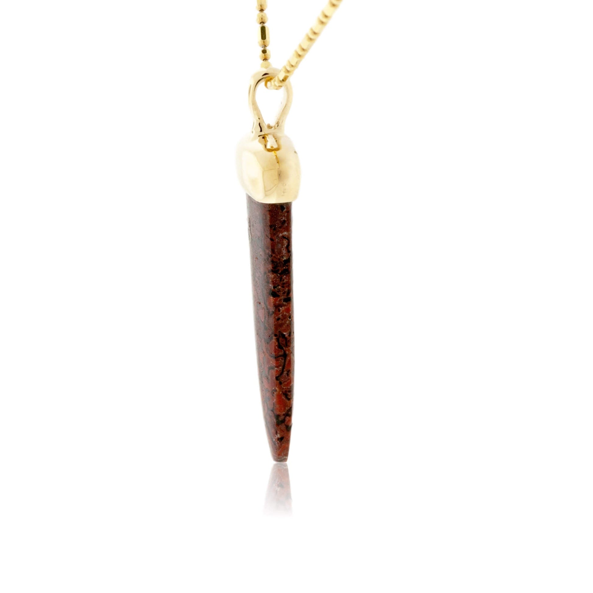 Dinosaur Bone Drop Contemporary Style Necklace - Park City Jewelers