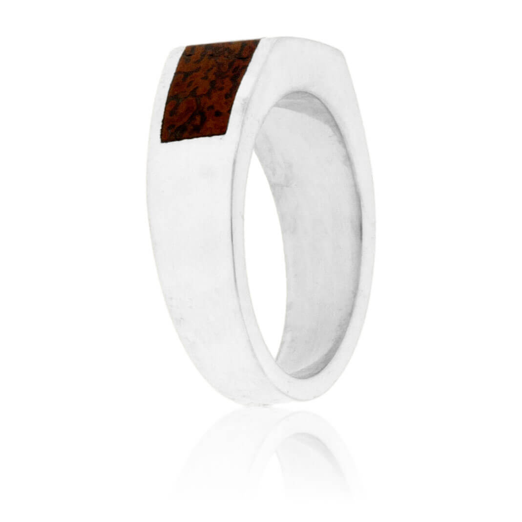 Dinosaur Bone Inlay Style Baby Ring - Park City Jewelers