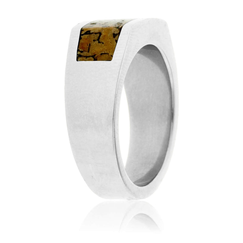 Dinosaur Bone Inlay Style Ring - Park City Jewelers