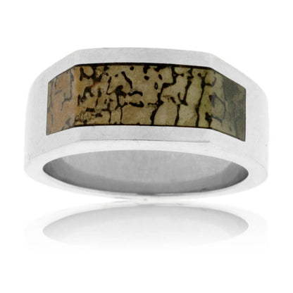Dinosaur Bone Inlay Style Ring - Park City Jewelers
