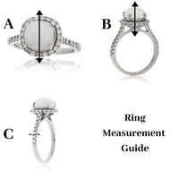 Domed Dinosaur Bone Inlay Euro-Shank Style Ring - Park City Jewelers