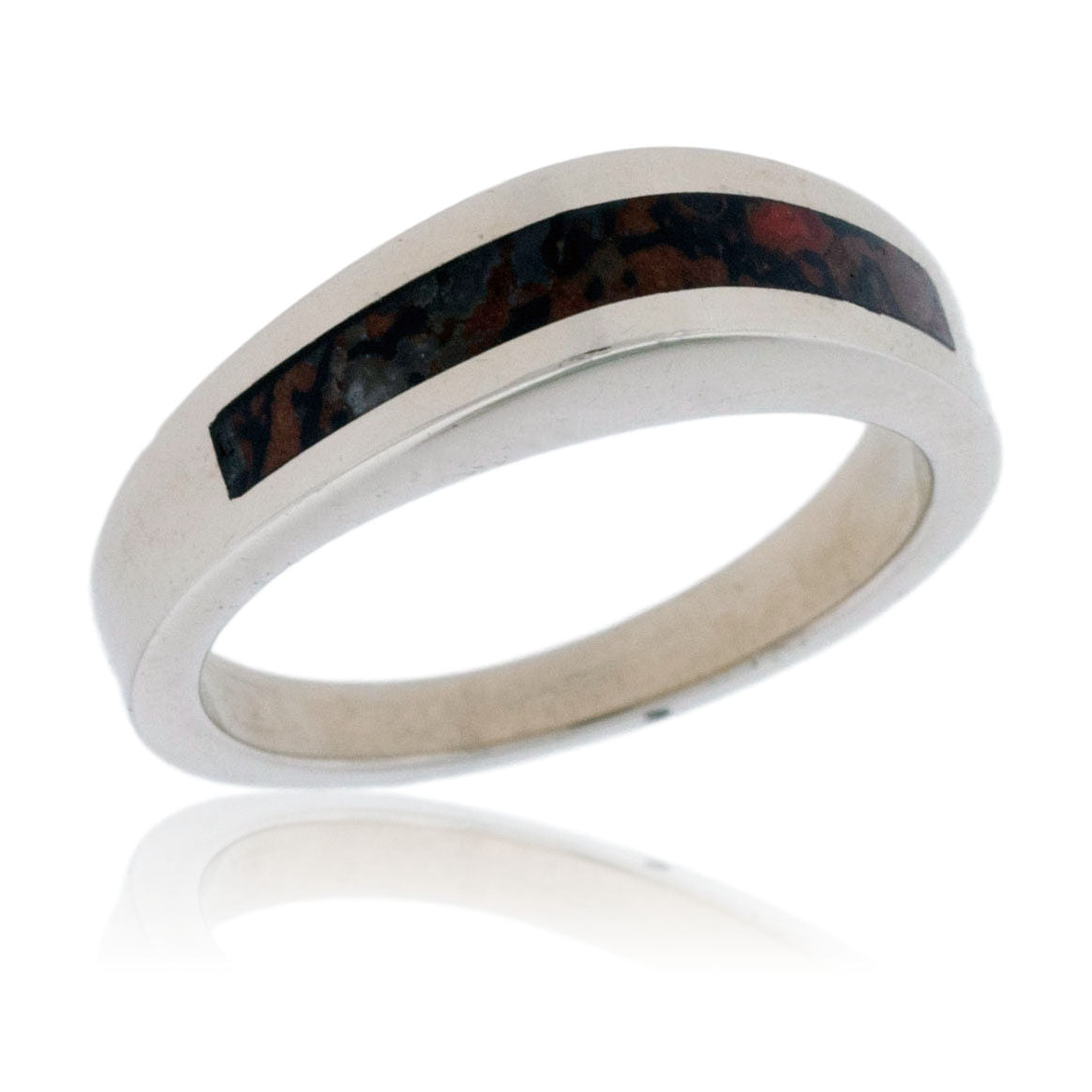 Domed Stackable Dinosaur Bone Ring - Park City Jewelers