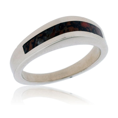 Domed Stackable Dinosaur Bone Ring - Park City Jewelers