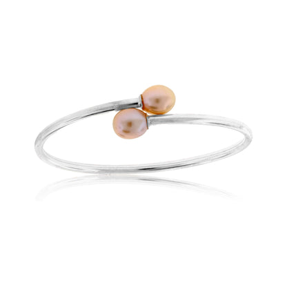 Double Fresh Water Pearl Bracelet in Sterling Silver - Park City Jewelers