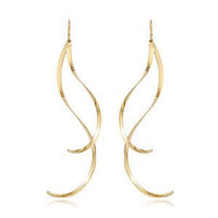 Double Twist Flat Wire Drop Earrings - Park City Jewelers
