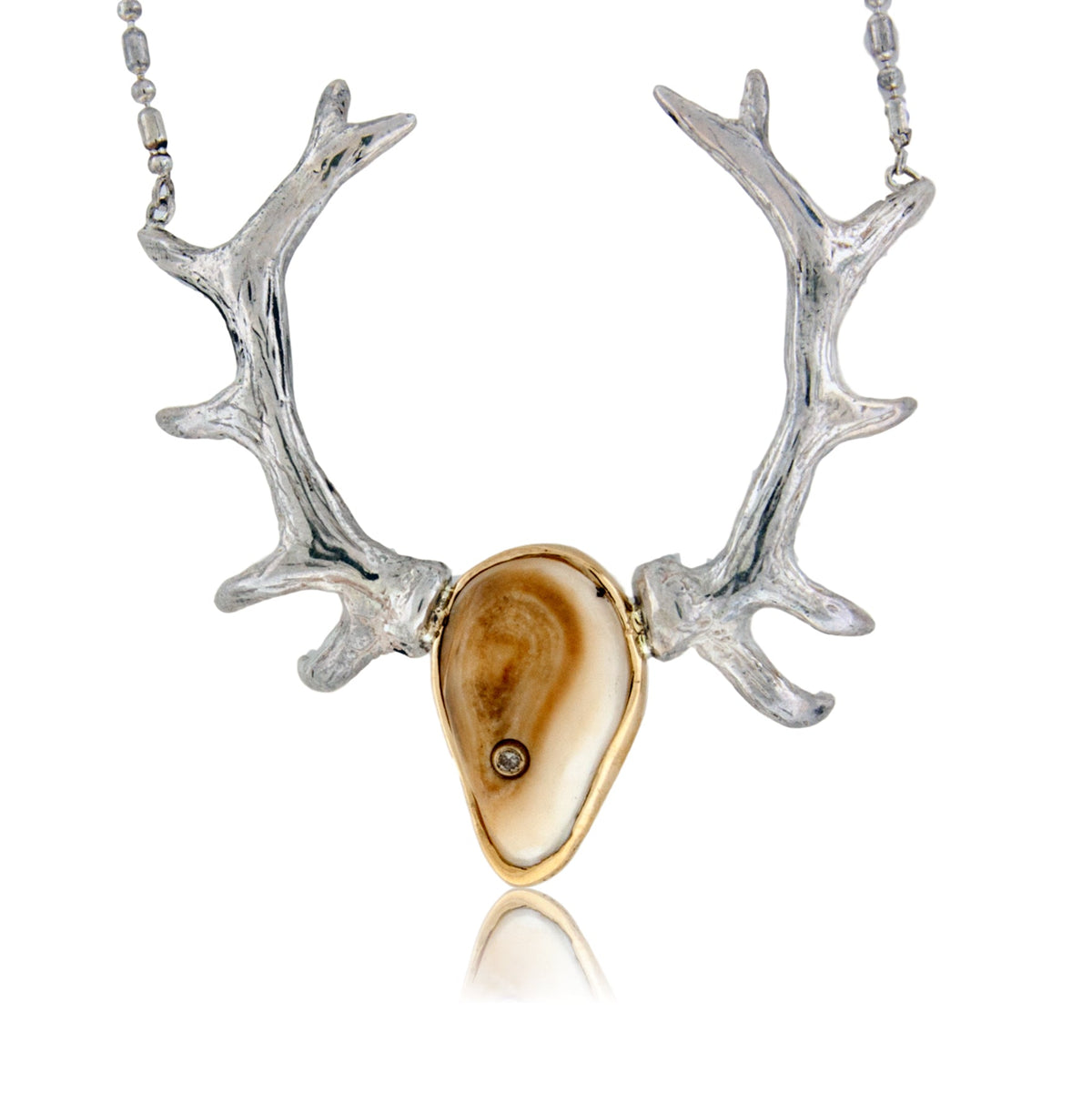 Elk Ivory European Mount Necklace - Park City Jewelers