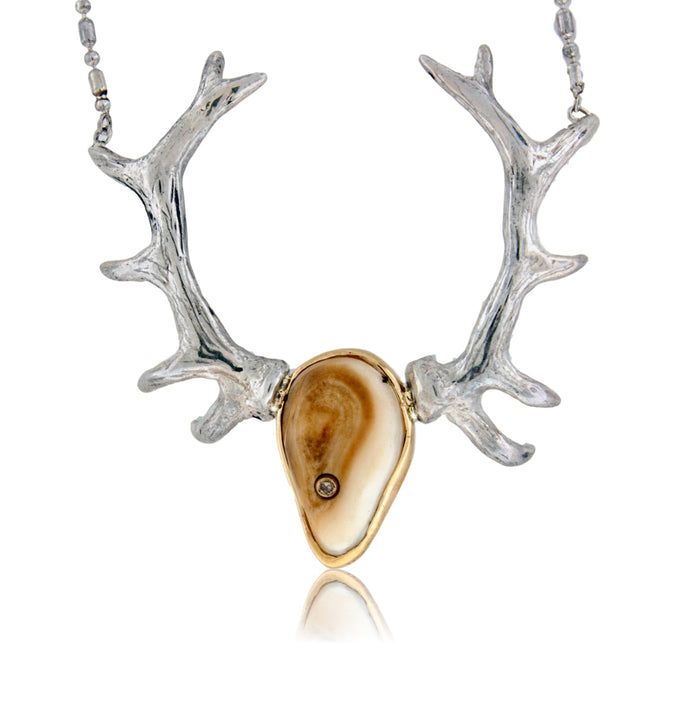 Elk Ivory European Mount Necklace - Park City Jewelers