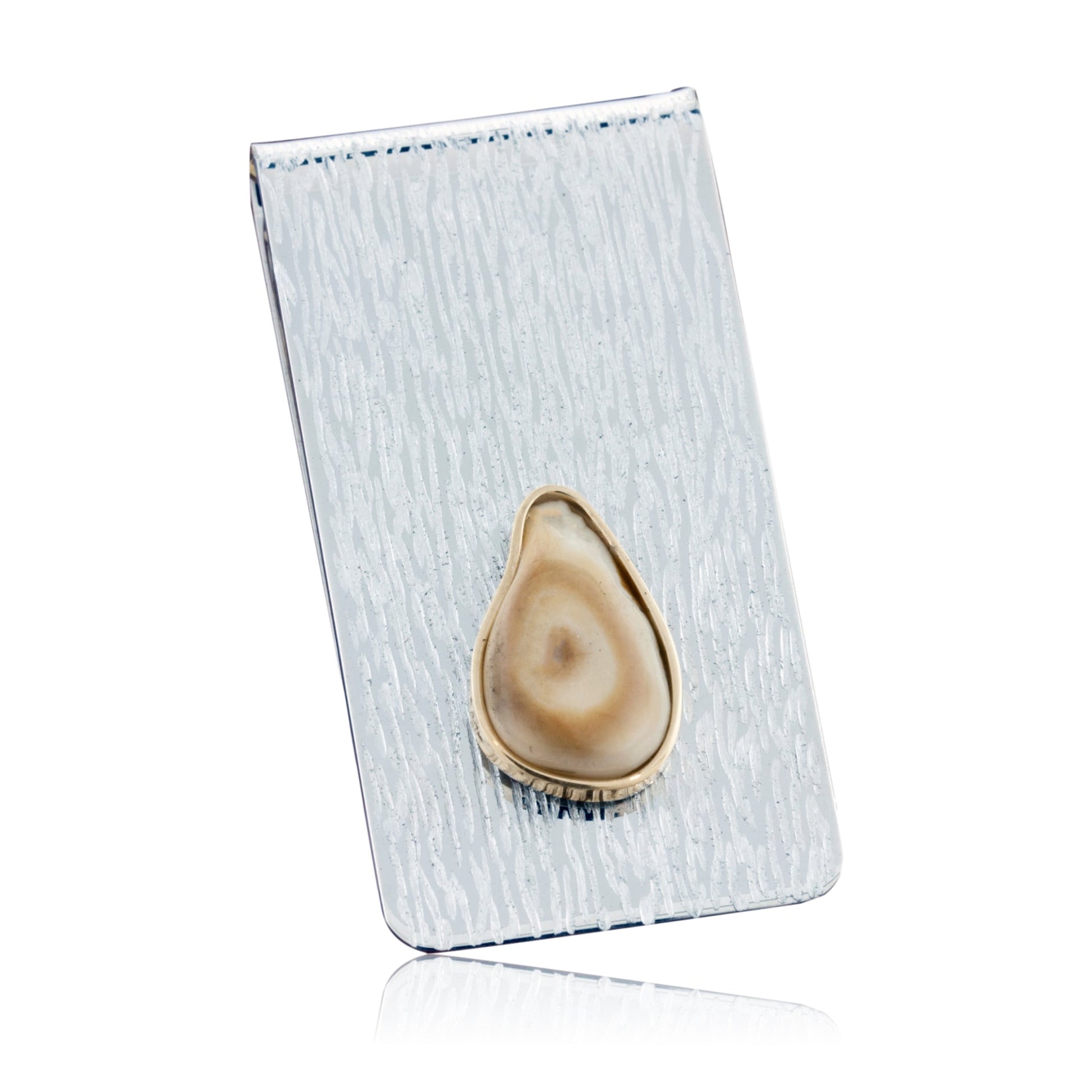 Elk Ivory Money Clip Solitare Ivory - Park City Jewelers