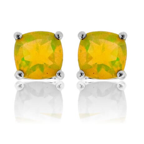 Ethiopian Opal Stud Earrings - Park City Jewelers