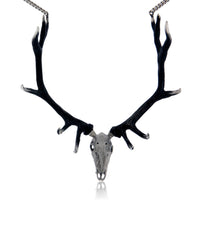 European Mount Elk Necklace - Park City Jewelers