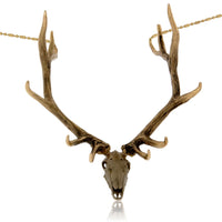 European Mount Elk Necklace - Park City Jewelers