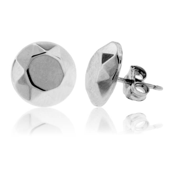 Faceted Style Stud Earrings - Park City Jewelers