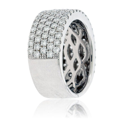 Five Row Pavé Diamond Band - Park City Jewelers
