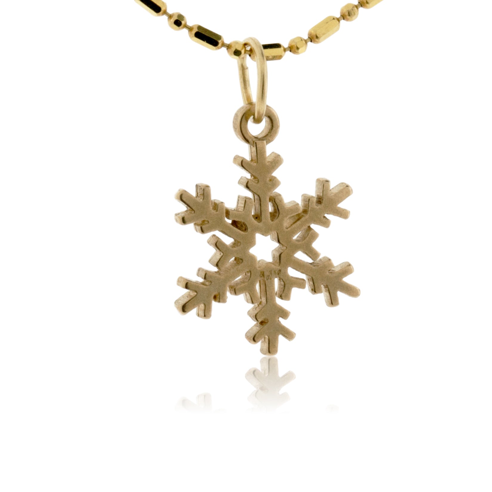 Flat Snowflake Charm - Park City Jewelers