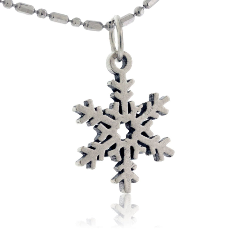 Flat Snowflake Charm - Park City Jewelers
