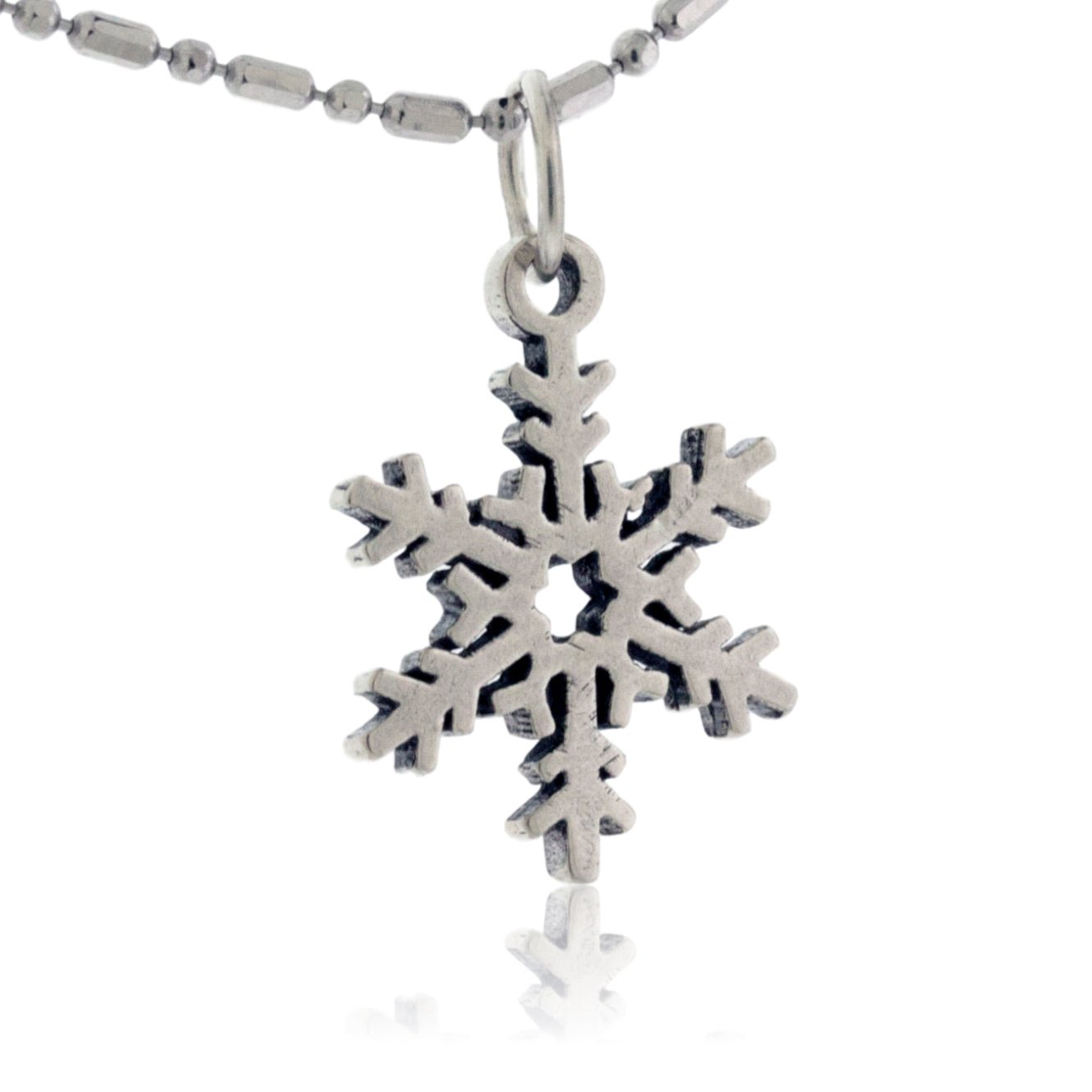 Flat Snowflake Charm - Park City Jewelers