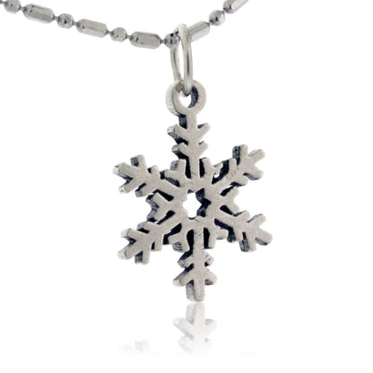 Flat Snowflake Charm - Park City Jewelers