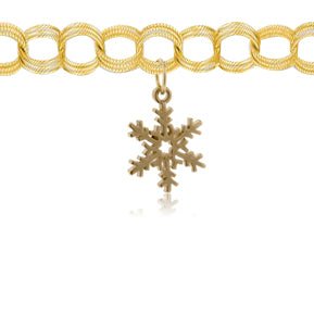 Flat Snowflake Charm - Park City Jewelers