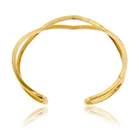 Flexing Diamond Yellow Gold Cuff Bracelet - Park City Jewelers