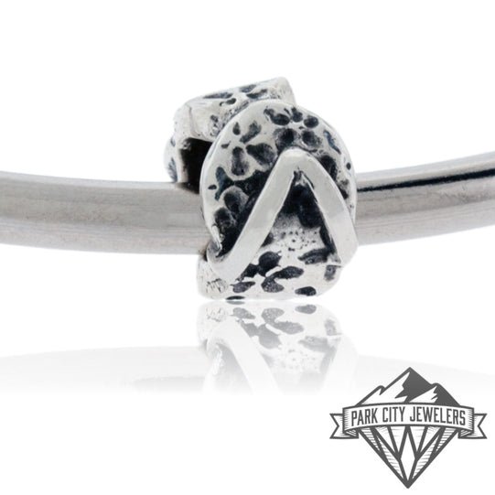 Flip Flop Thong Sandal Bead Charm - Park City Jewelers