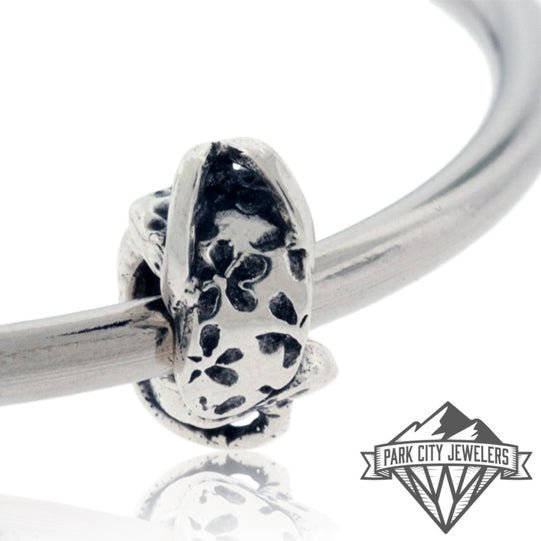 Flip Flop Thong Sandal Bead Charm - Park City Jewelers