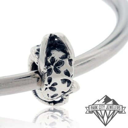 Flip Flop Thong Sandal Bead Charm - Park City Jewelers