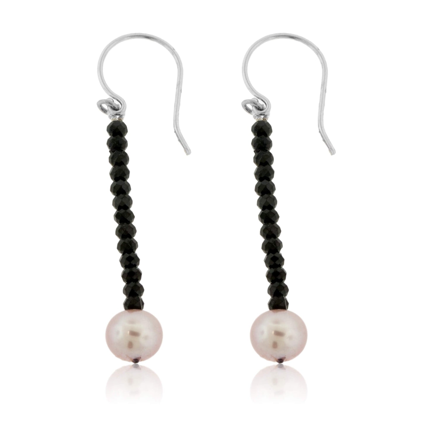 Freshwater Pearl & Spinel Dangle Earrings - Park City Jewelers
