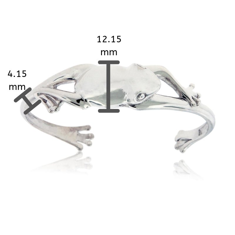 Frog Cuff Style Bracelet in Sterling Silver - Park City Jewelers