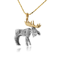 Full Body Moose Necklace - Park City Jewelers