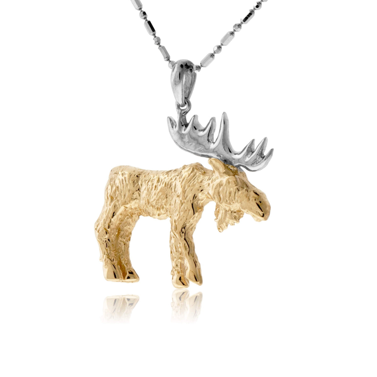 Full Body Moose Necklace - Park City Jewelers