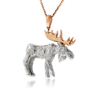 Full Body Moose Necklace - Park City Jewelers