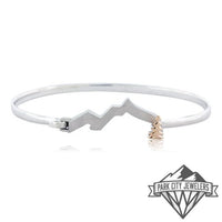 Gold Mountain Bangle Bracelet - Park City Jewelers