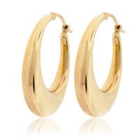 Gold Shell Hoop Earrings - Park City Jewelers