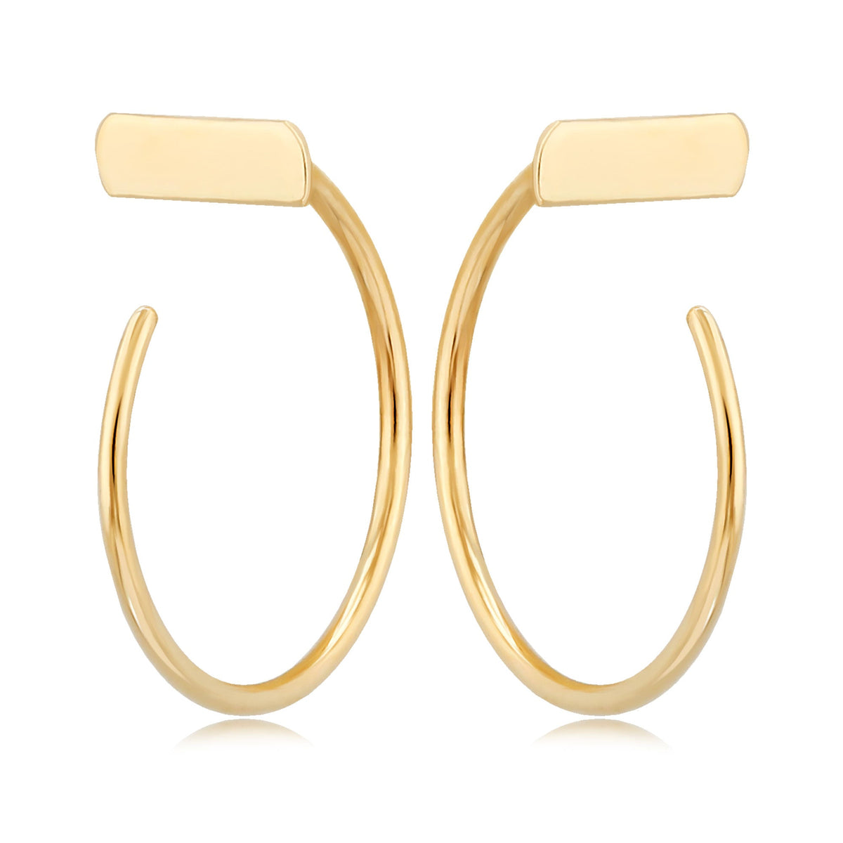 Gold Simple Bar Cuff Earring - Park City Jewelers
