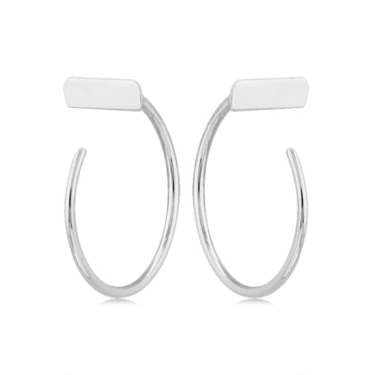 Gold Simple Bar Cuff Earring - Park City Jewelers